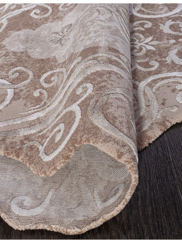 Ковер 00858A - BROWN / BROWN - Прямоугольник - коллекция SAFIR
