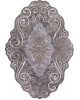 Ковер 00858C - GREY / BROWN - Прямоугольник - коллекция SAFIR