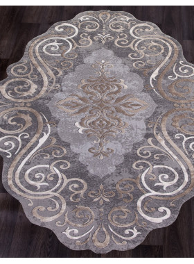 Ковер 00858C - GREY / BROWN - Прямоугольник - коллекция SAFIR 2,34x3,4 м