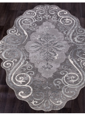 Ковер 00858G - GREY / GREY - Прямоугольник - коллекция SAFIR 1,95x2,9 м