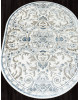 Ковер 00765A - D.BLUE FDY / CREAM HB - Овал - коллекция SAHARA