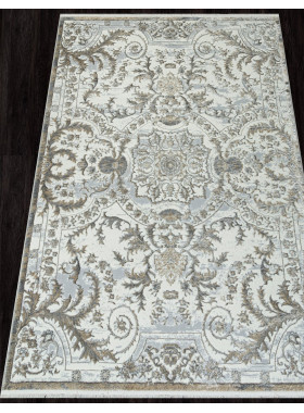 Ковер 00765A - GREY FDY / CREAM HB - Прямоугольник - коллекция SAHARA 2,4x3,4 м
