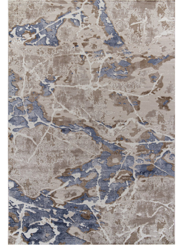 Ковер O1119 - 730 BEIGE / BLUE - Прямоугольник - коллекция SAMIRA