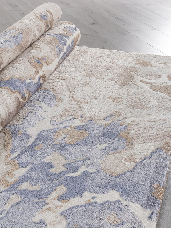 Ковер O1119 - 730 BEIGE / BLUE - Прямоугольник - коллекция SAMIRA