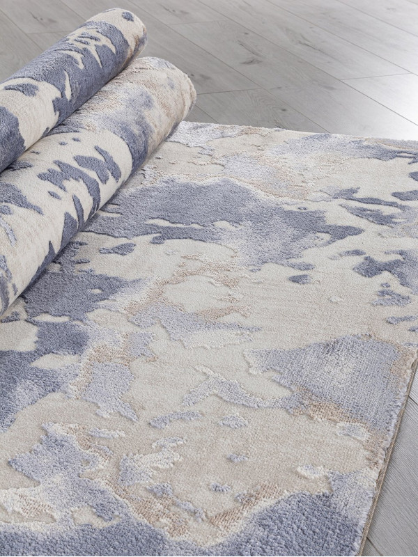 Ковер O1125 - 730 BEIGE / BLUE - Прямоугольник - коллекция SAMIRA