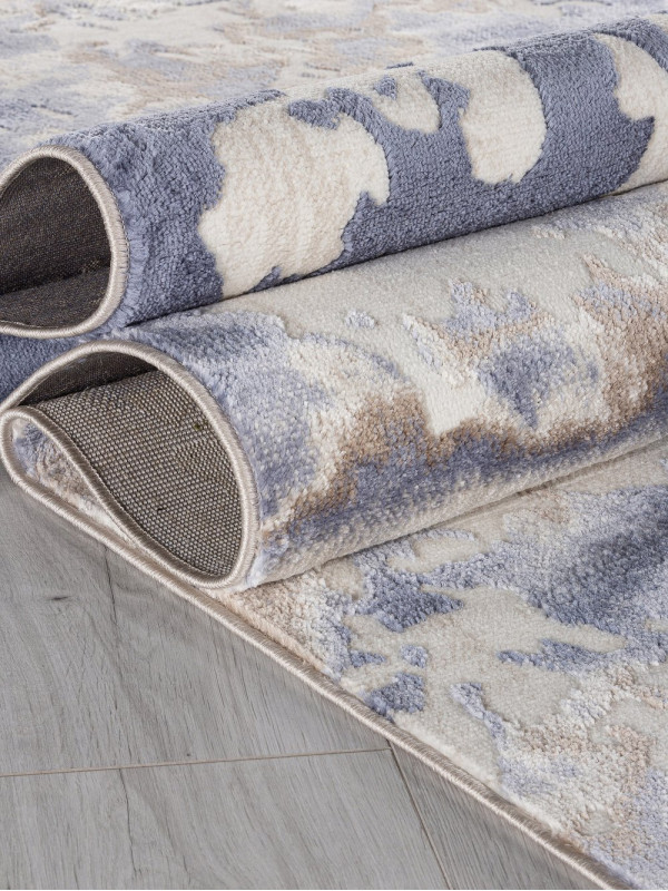 Ковер O1125 - 730 BEIGE / BLUE - Прямоугольник - коллекция SAMIRA