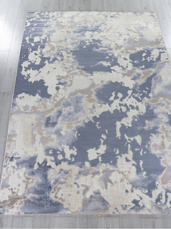 Ковер O1125 - 730 BEIGE / BLUE - Прямоугольник - коллекция SAMIRA