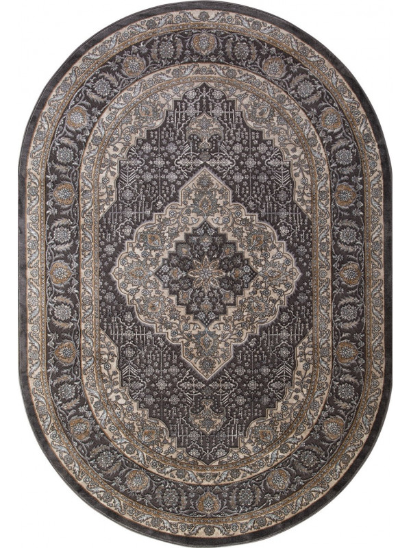 Ковер D736 - BEIGE - Овал - коллекция SERENITY