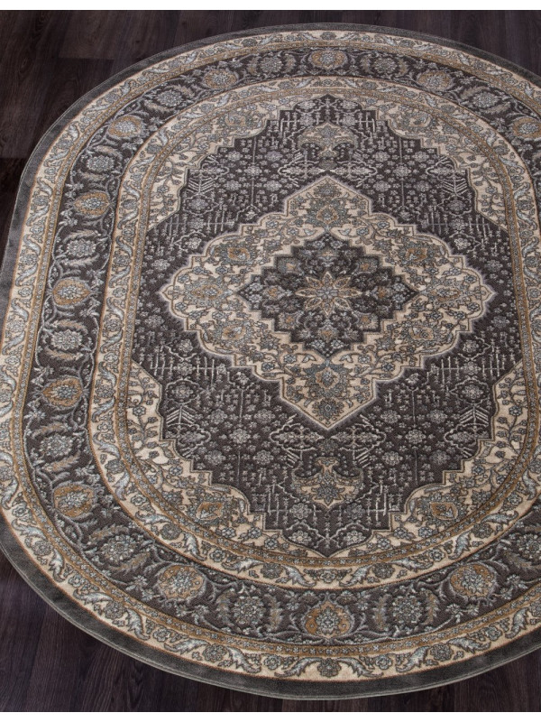 Ковер D736 - BEIGE - Овал - коллекция SERENITY