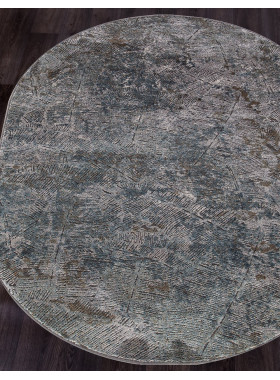Ковер D771 - GRAY - Овал - коллекция SERENITY 2,8x4,8 м