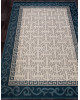 Ковер D781 - CREAM-BLUE - Прямоугольник - коллекция SERENITY