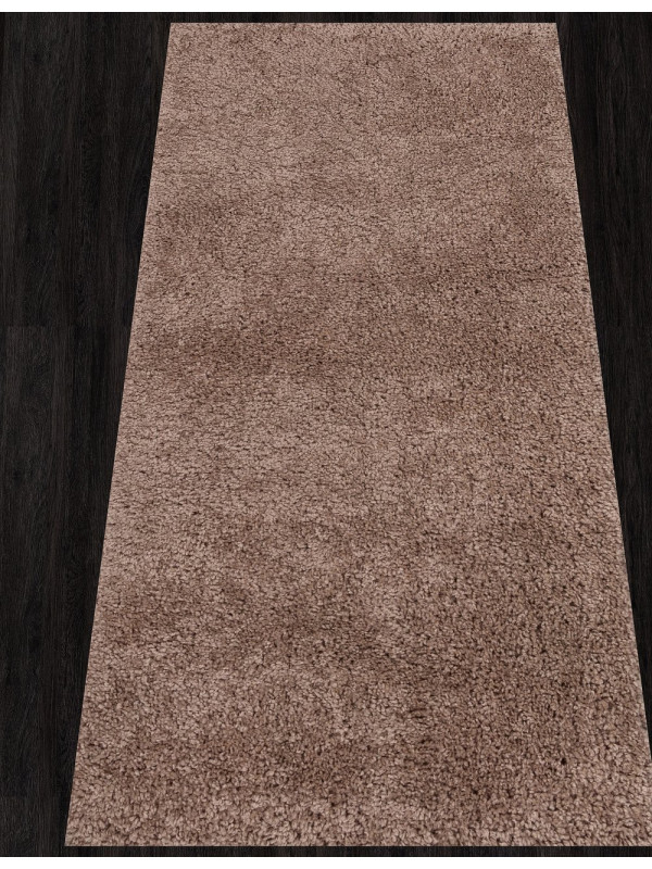 Ковер L001 - LIGHT BROWN - Прямоугольник - коллекция SHAGGY TREND