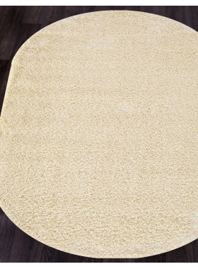 Ковер s600 - CREAM - Овал - коллекция SHAGGY ULTRA 1,5x5 м