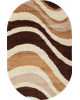 Ковер s607 - BEIGE-BROWN - Овал - коллекция SHAGGY ULTRA