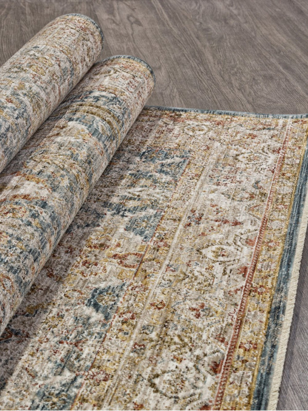 Ковер LB184A - BLUE - Прямоугольник - коллекция SHANTI