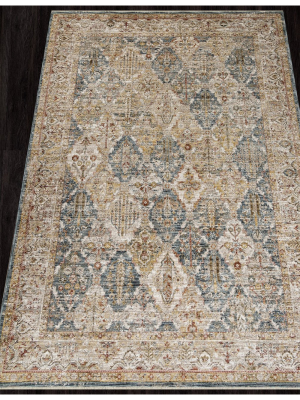 Ковер LB184A - BLUE - Прямоугольник - коллекция SHANTI
