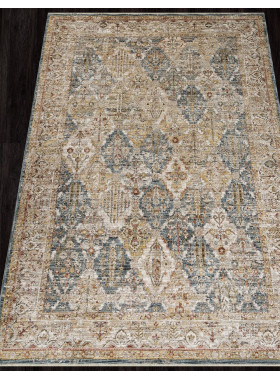 Ковер LB184A - BLUE - Прямоугольник - коллекция SHANTI 0,8x1,5 м