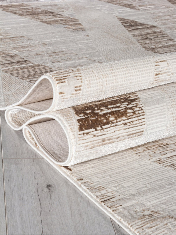 Ковер 33162A - CREAM / WHITE - Прямоугольник - коллекция SHINE