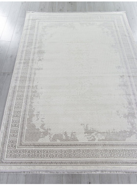 Ковер 33368A - CREAM / L.GREY - Прямоугольник - коллекция SHINE 1x2 м
