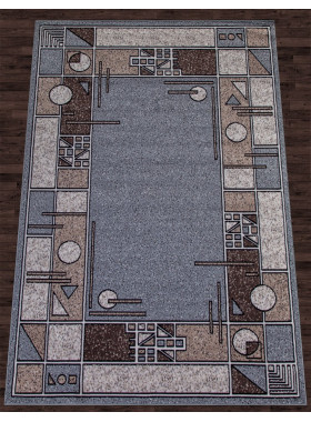 Ковер ALBINA 3 - BLUE-BROWN 2 - Прямоугольник - коллекция SIERRA 1x2 м