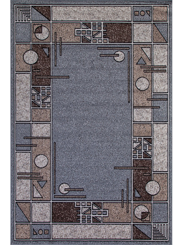 Ковер ALBINA 3 - BLUE-BROWN - Прямоугольник - коллекция SIERRA