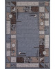Ковер ALBINA 3 - BLUE-BROWN - Прямоугольник - коллекция SIERRA