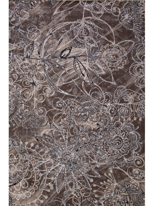 Ковер D354 - BEIGE-BROWN 2 - Прямоугольник - коллекция SIERRA