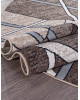 Ковер D487 - BEIGE-BROWN 2 - Овал - коллекция SIERRA
