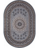 Ковер D504 - BLUE-BROWN 2 - Овал - коллекция SIERRA