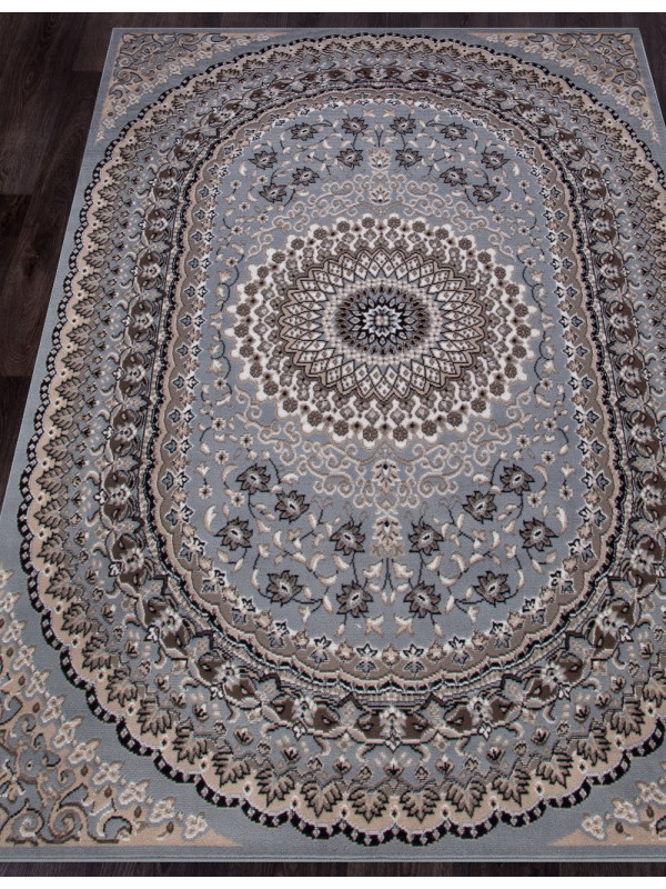 Ковер D504 - BLUE-BROWN 2 - Прямоугольник - коллекция SIERRA