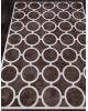 Ковер D713 - BROWN-CREAM 2 - Прямоугольник - коллекция SIERRA