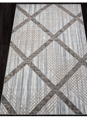 Ковер F351 - CREAM-BLUE - Прямоугольник - коллекция SIERRA 3x4 м