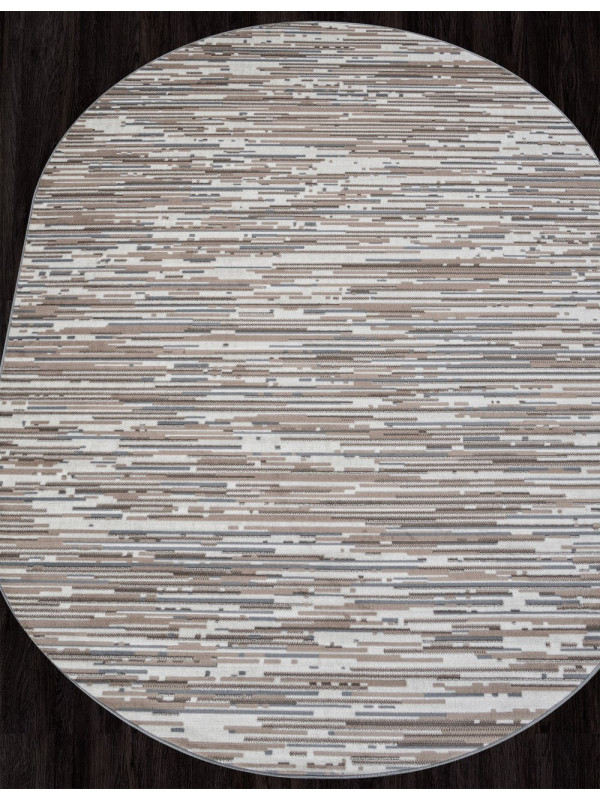 Ковер F352 - CREAM-BLUE - Овал - коллекция SIERRA