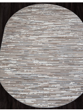 Ковер F352 - CREAM-BLUE - Овал - коллекция SIERRA 3x4 м