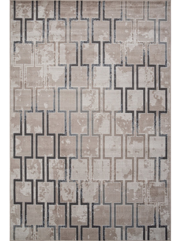 Ковер F353 - BEIGE-BLUE - Прямоугольник - коллекция SIERRA