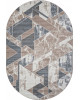Ковер F354 - BEIGE-BLUE - Овал - коллекция SIERRA