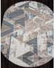 Ковер F354 - BEIGE-BLUE - Овал - коллекция SIERRA