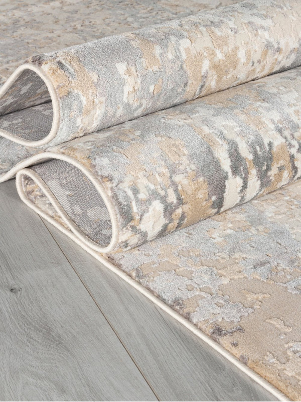 Ковер M027A - LIGHT BEIGE / TAUPE - Прямоугольник - коллекция SIESTA
