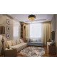 Ковер M028A - CREAM / GRAY - Овал - коллекция SIESTA