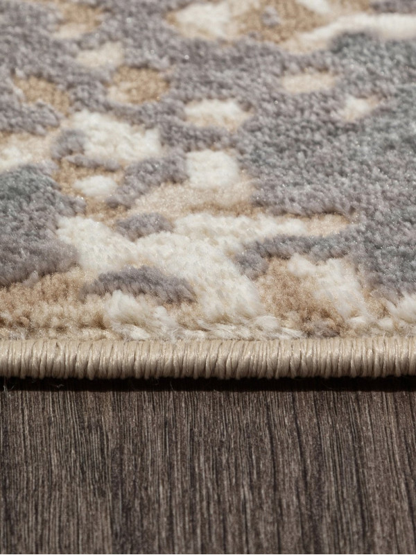 Ковер M028A - CREAM / GRAY - Прямоугольник - коллекция SIESTA