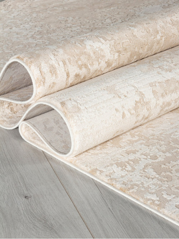 Ковер M028A - LIGHT BEIGE / BEIGE - Прямоугольник - коллекция SIESTA