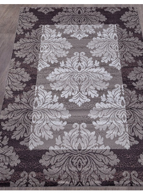 Ковер D213 - GRAY-PURPLE - Прямоугольник - коллекция SILVER 0,6x1,1 м