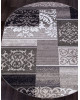 Ковер d216 - GRAY - Овал - коллекция SILVER