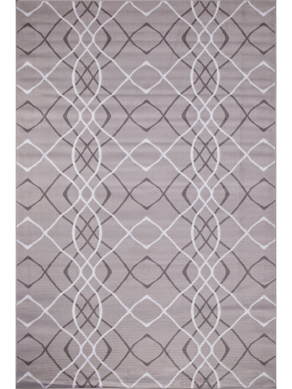 Ковер D532 - GRAY - Прямоугольник - коллекция SILVER