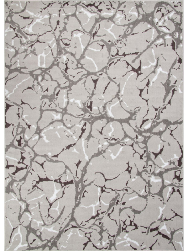 Ковер F389 - GRAY - Прямоугольник - коллекция SILVER