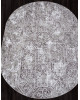 Ковер F390 - GRAY - Овал - коллекция SILVER