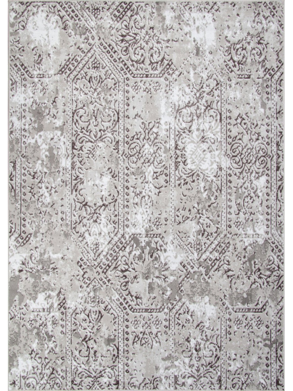 Ковер F390 - GRAY - Прямоугольник - коллекция SILVER