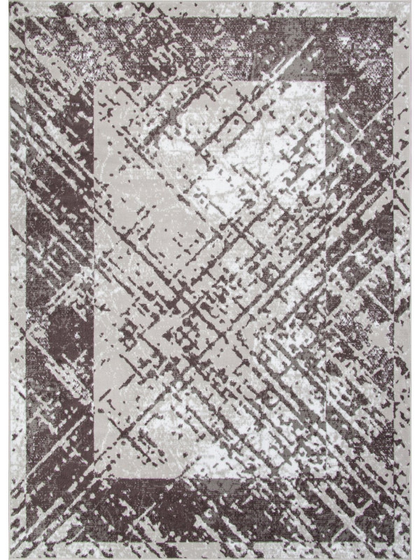 Ковер F391 - GRAY - Прямоугольник - коллекция SILVER