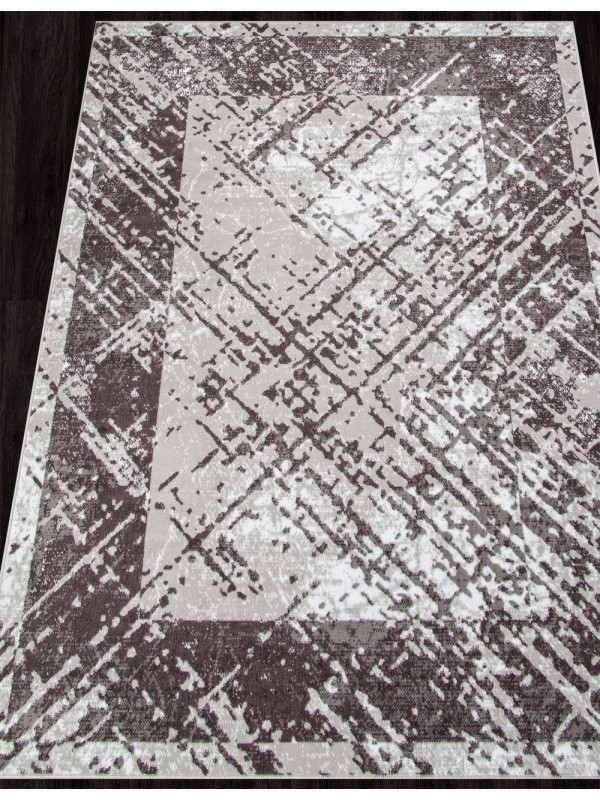 Ковер F391 - GRAY - Прямоугольник - коллекция SILVER