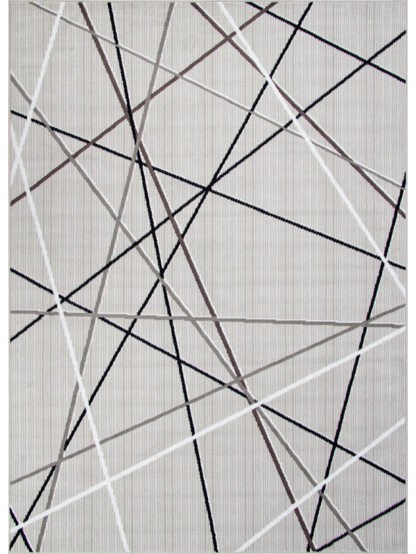 Ковер F395 - GRAY - Прямоугольник - коллекция SILVER
